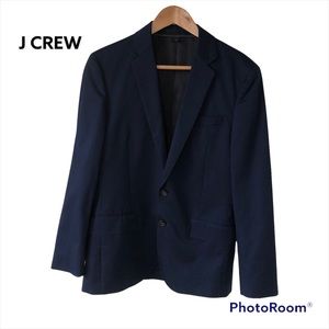 Men’s NEW J CREW Ludlow Cotton Navy Blue Blazer
